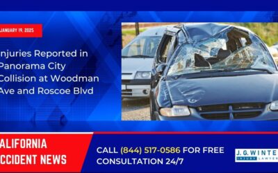 [01-19-2025] – Injuries Reported in Panorama City Collision at Woodman Ave and Roscoe Blvd