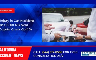 [01-21-2025] – Injury in Car Accident on US-101 NB Near Coyote Creek Golf Dr