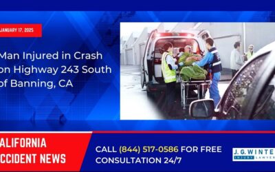 [01-17-2025] – Man Injured in Crash on Highway 243 South of Banning, CA