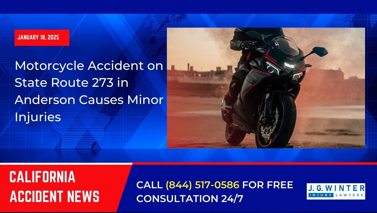 Motorcycle Accident on State Route 273 in Anderson Causes Minor Injuries