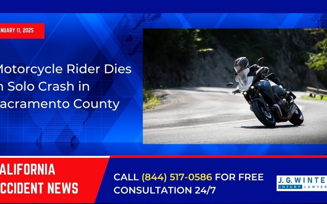 [01-11-2025] – Motorcycle Rider Dies in Solo Crash in Sacramento County