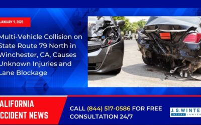 [01-09-2025] – Multi-Vehicle Collision on State Route 79 North in Winchester, CA, Causes Unknown Injuries and Lane Blockage