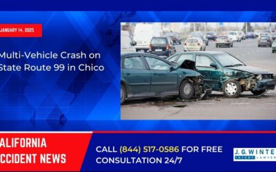 [01-14-2025] – Multi-Vehicle Crash on State Route 99 in Chico