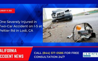 [01-19-2025] – One Severely Injured in Two-Car Accident on I-5 at Peltier Rd in Lodi, CA