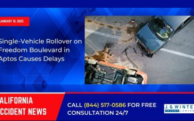 [01-10-2025] – Single-Vehicle Rollover on Freedom Boulevard in Aptos Causes Delays