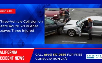 [01-16-2025] – Three-Vehicle Collision on State Route 371 in Anza Leaves Three Injured