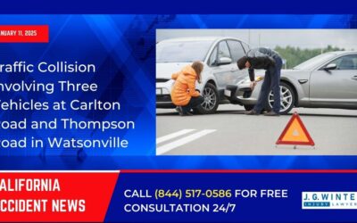 [01-11-2025] – Traffic Collision Involving Three Vehicles at Carlton Road and Thompson Road in Watsonville, CA