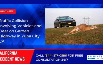 [01-14-2025] – Traffic Collision Involving Vehicles and Deer on Garden Highway in Yuba City, CA