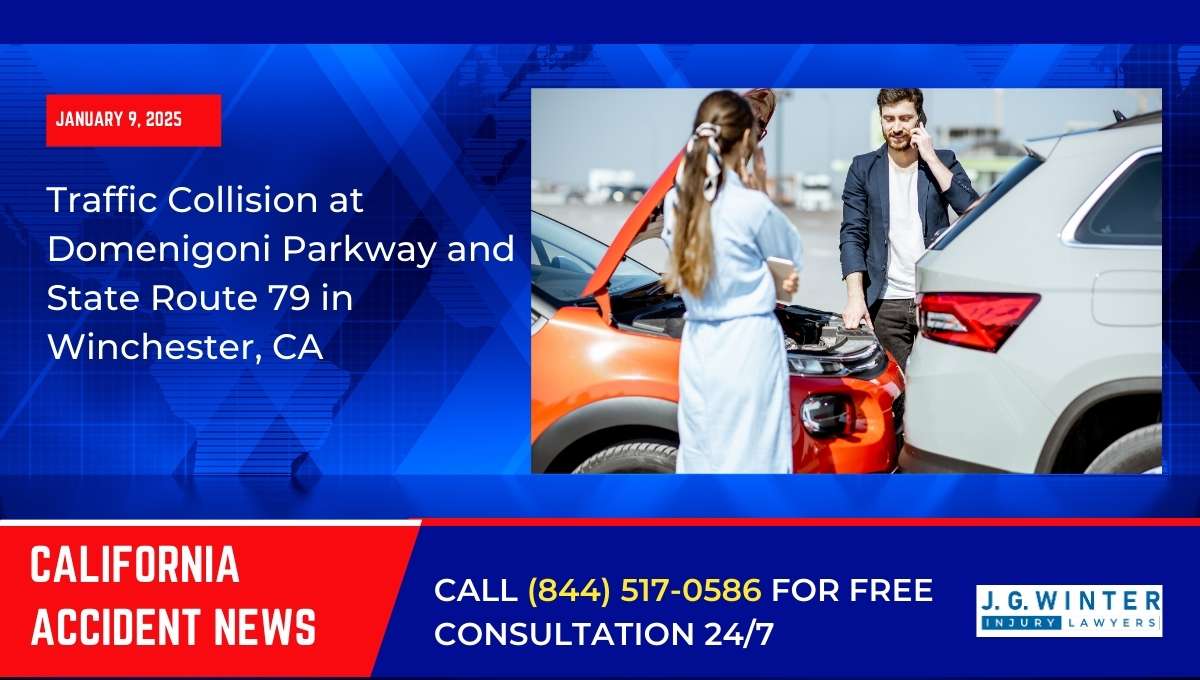 Traffic Collision at Domenigoni Parkway and State Route 79 in Winchester, CA