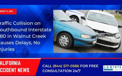 [01-15-2025] – Traffic Collision on Southbound Interstate 680 in Walnut Creek Causes Delays, No Injuries