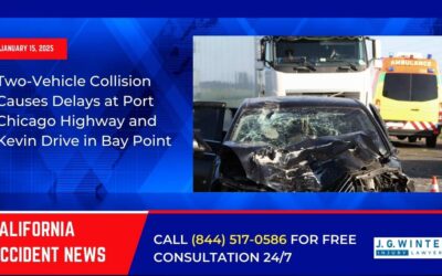 [01-15-2025] – Two-Vehicle Collision Causes Delays at Port Chicago Highway and Kevin Drive in Bay Point