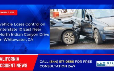 [01-17-2025] – Vehicle Loses Control on Interstate 10 East Near North Indian Canyon Drive in Whitewater, CA