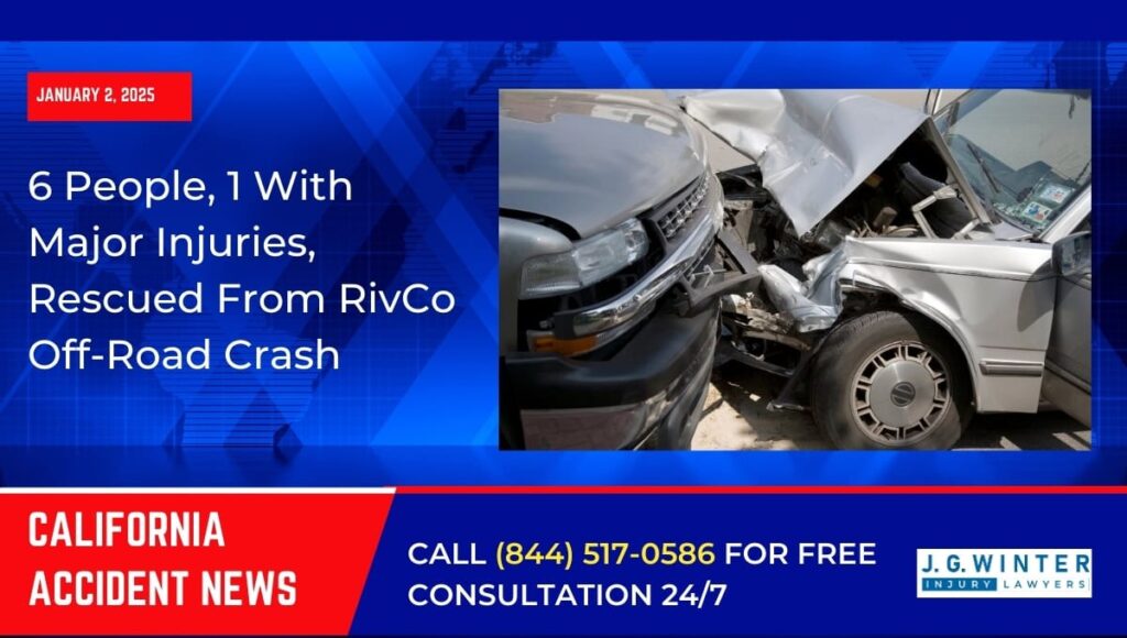 [01-02-2025] - 6 People, 1 With Major Injuries, Rescued From RivCo Off-Road Crash