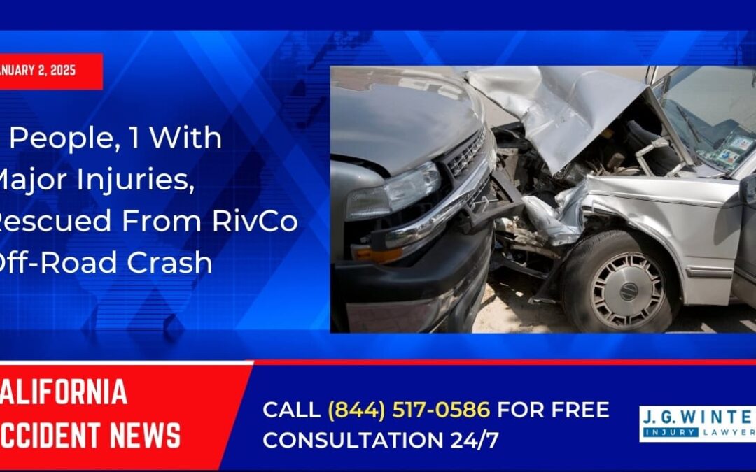 [01-02-2025] – 6 People, 1 With Major Injuries, Rescued From RivCo Off-Road Crash