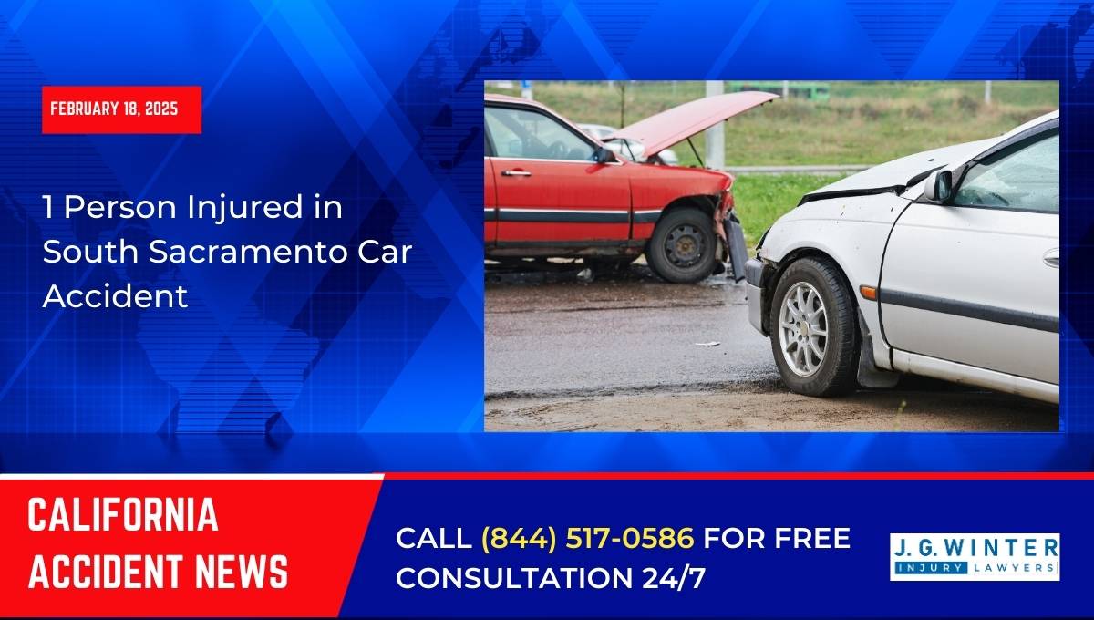 1 Person Injured in South Sacramento Car Accident