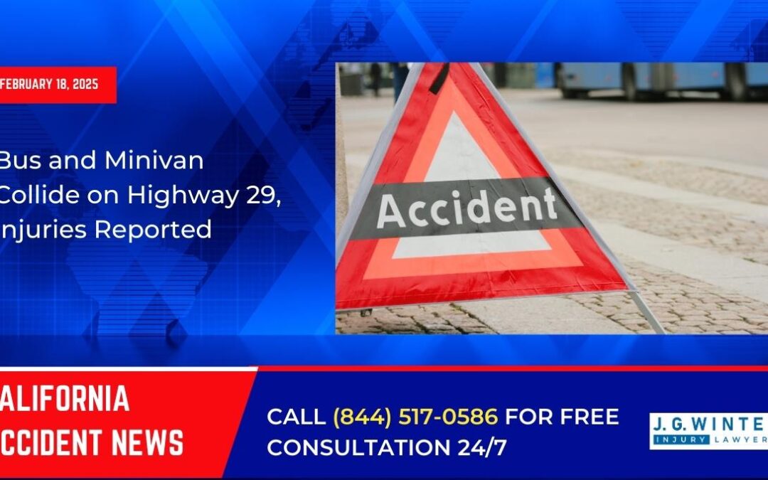 [02-18-2025] – Bus and Minivan Collide on Highway 29, Injuries Reported