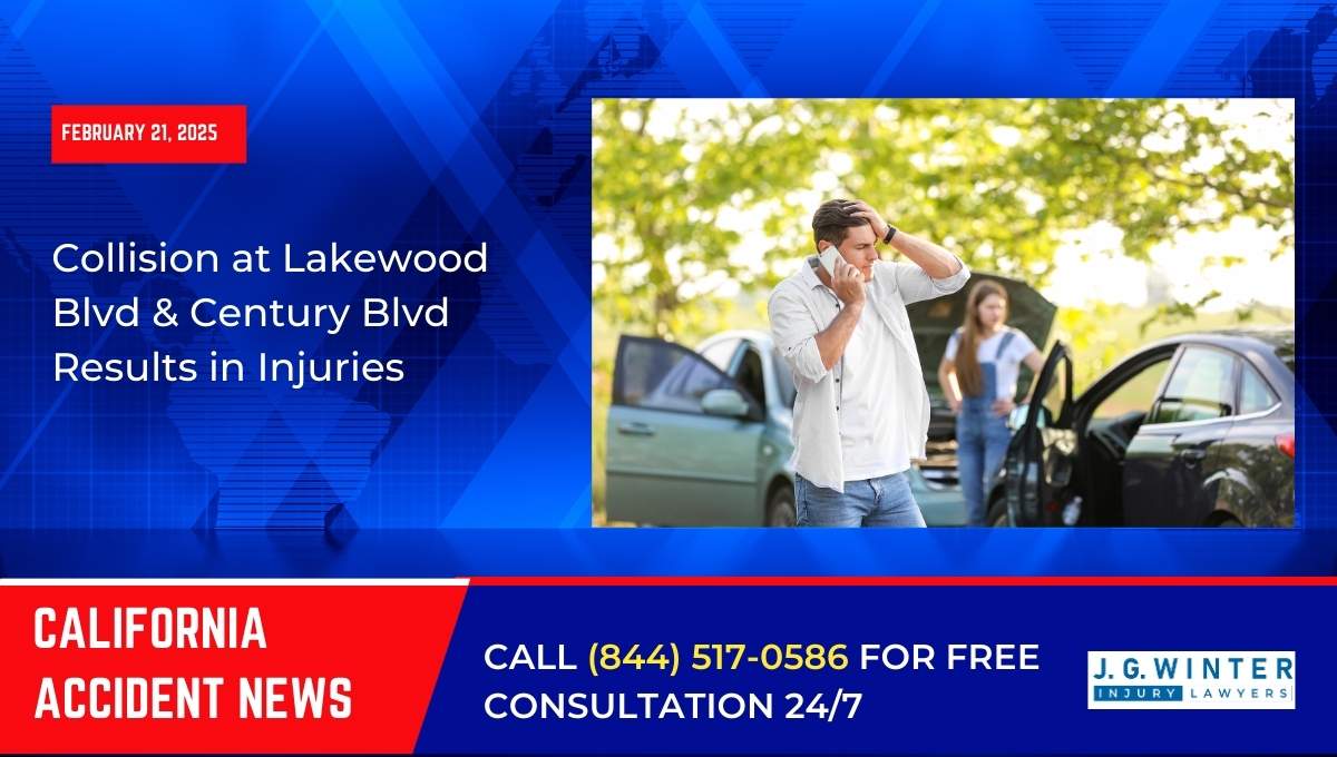 Collision at Lakewood Blvd & Century Blvd Results in Injuries
