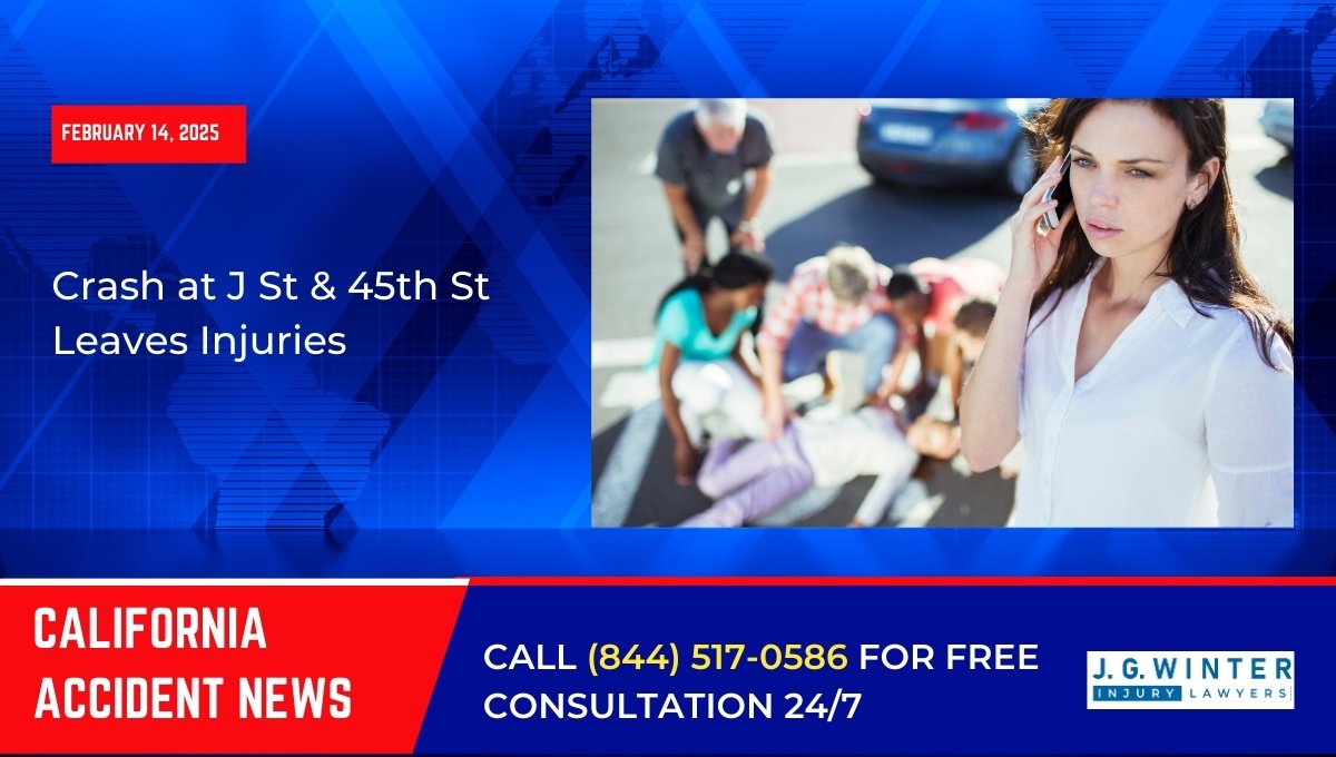 Crash at J St & 45th St Leaves Injuries