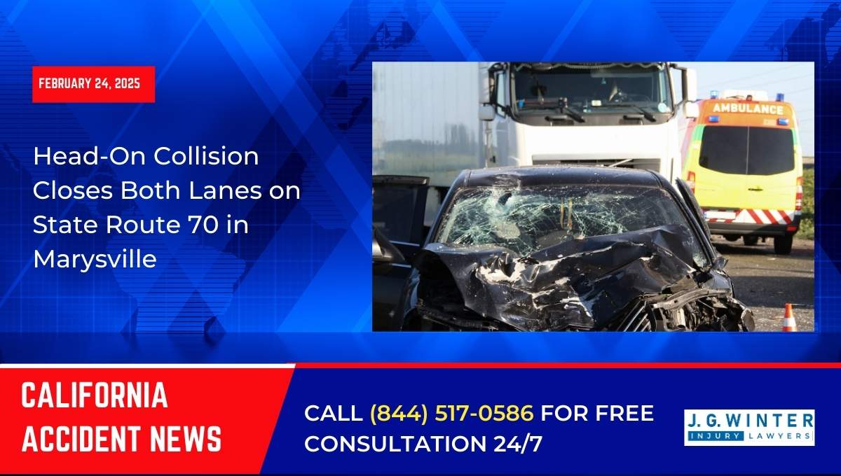 Head-On Collision Closes Both Lanes on State Route 70 in Marysville