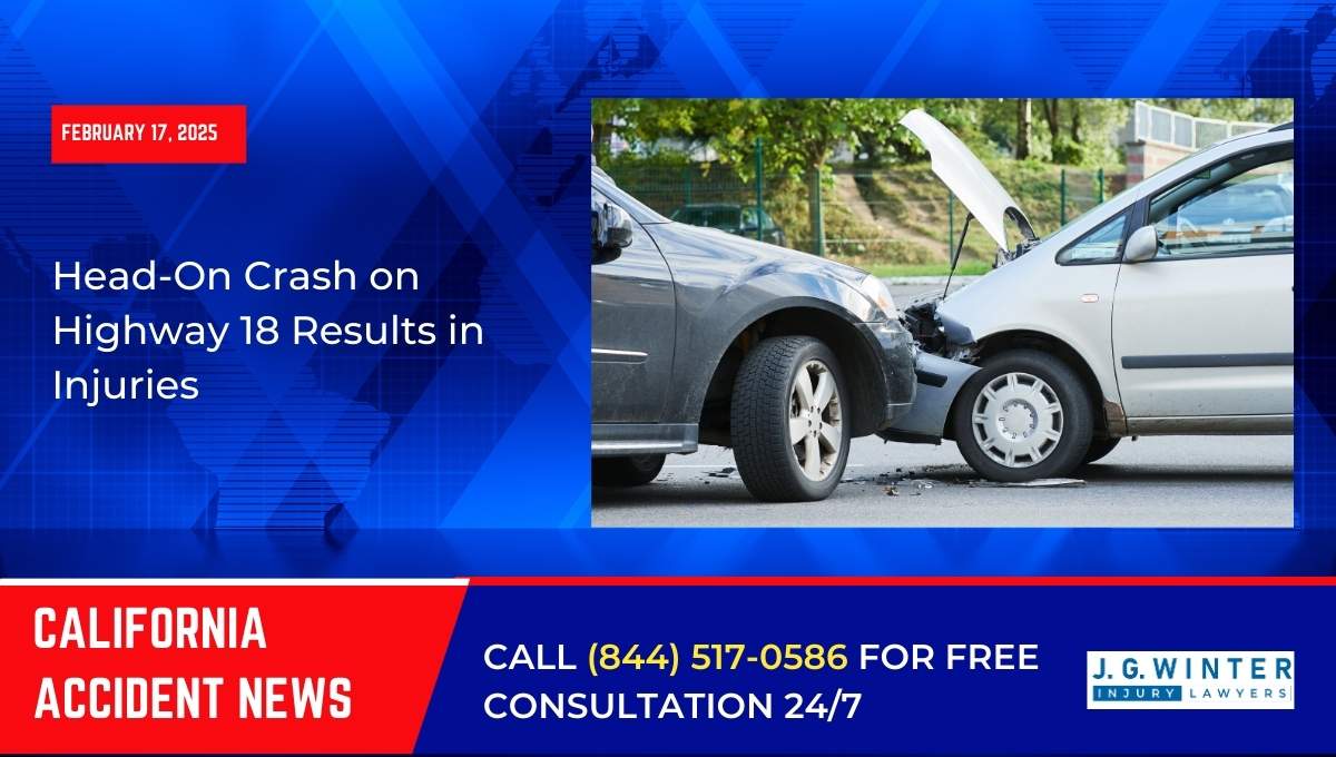 Head-On Crash on Highway 18 Results in Injuries