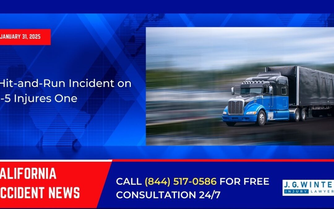 [01-31-2025] – Hit-and-Run Incident on I-5 Injures One