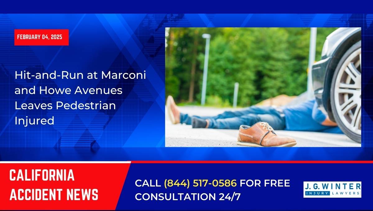 Hit-and-Run at Marconi and Howe Avenues Leaves Pedestrian Injured