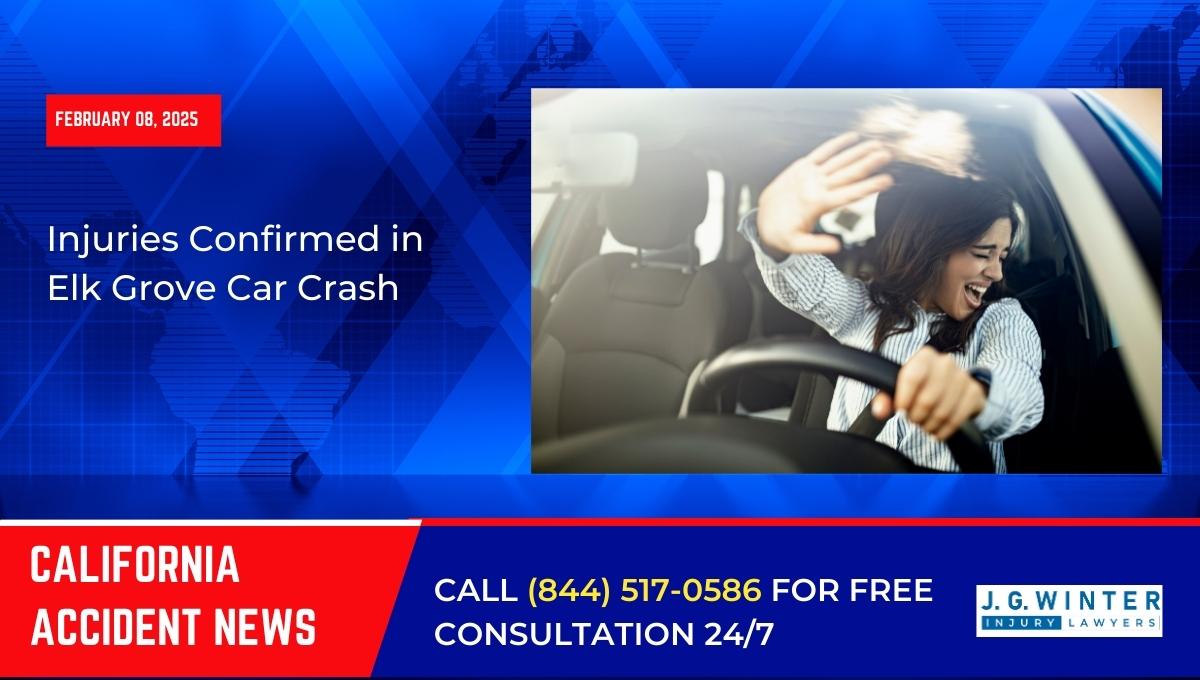 Injuries Confirmed in Elk Grove Car Crash