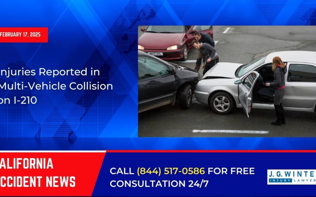 [02-17-2025] – Injuries Reported in Multi-Vehicle Collision on I-210