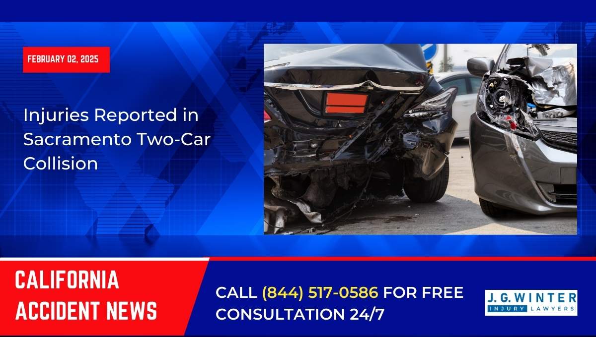 Injuries Reported in Sacramento Two-Car Collision