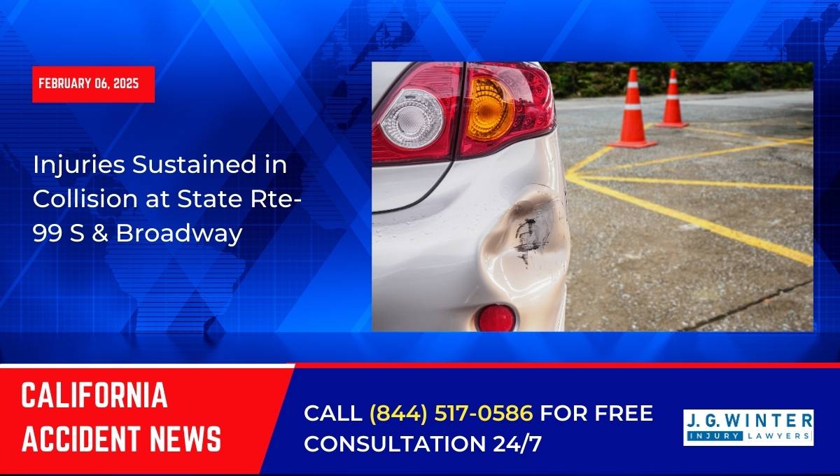 Injuries Sustained in Collision at State Rte-99 S & Broadway