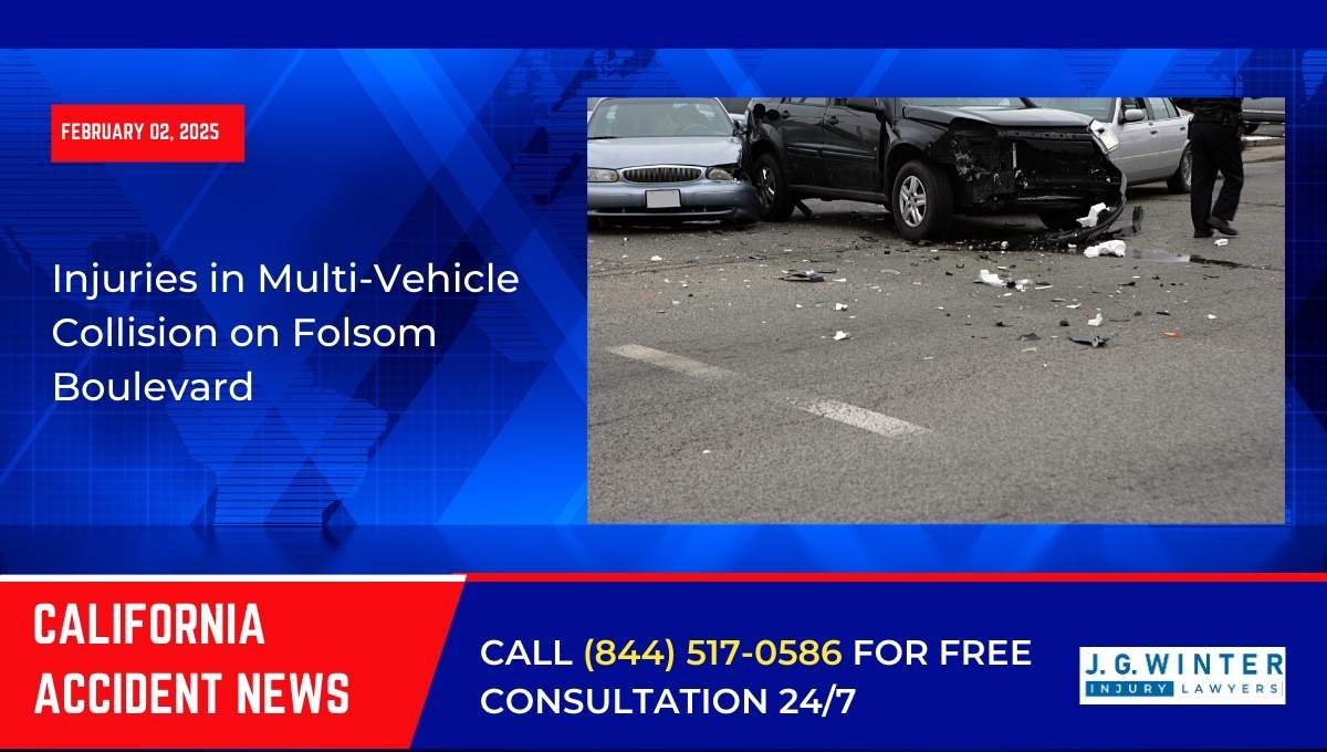 Injuries in Multi-Vehicle Collision on Folsom Boulevard
