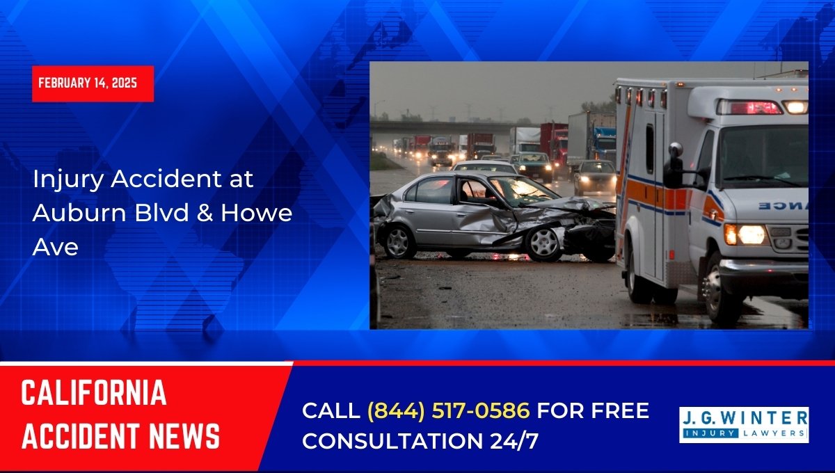 Injury Accident at Auburn Blvd & Howe Ave