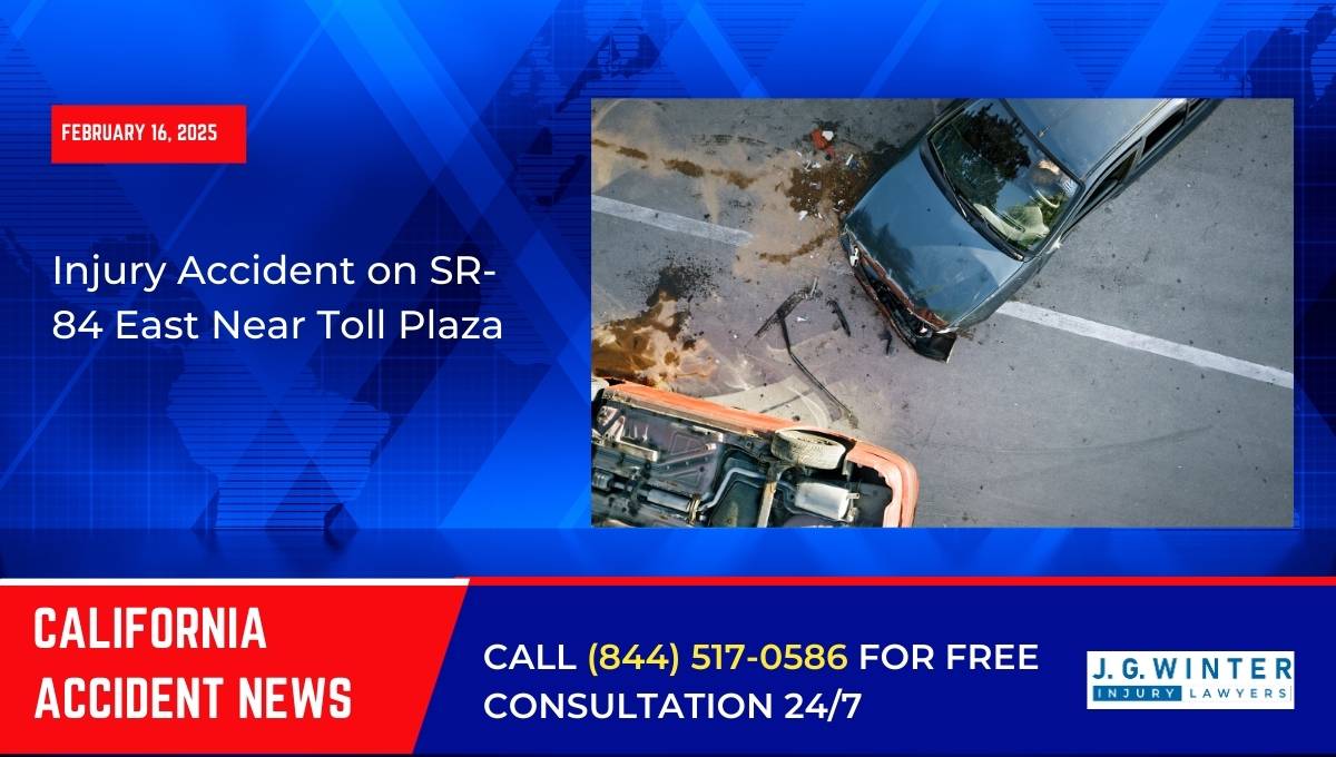 Injury Accident on SR-84 East Near Toll Plaza