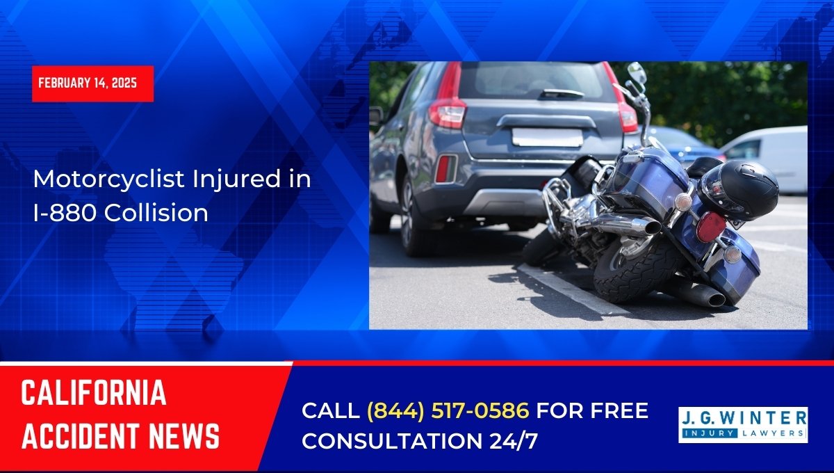 Motorcyclist Injured in I-880 Collision