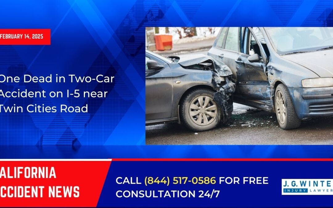 [02-14-2025] – One Dead in Two-Car Accident on I-5 near Twin Cities Road