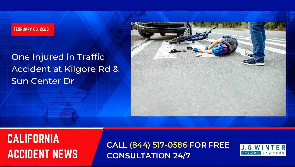 One Injured in Traffic Accident at Kilgore Rd & Sun Center Dr