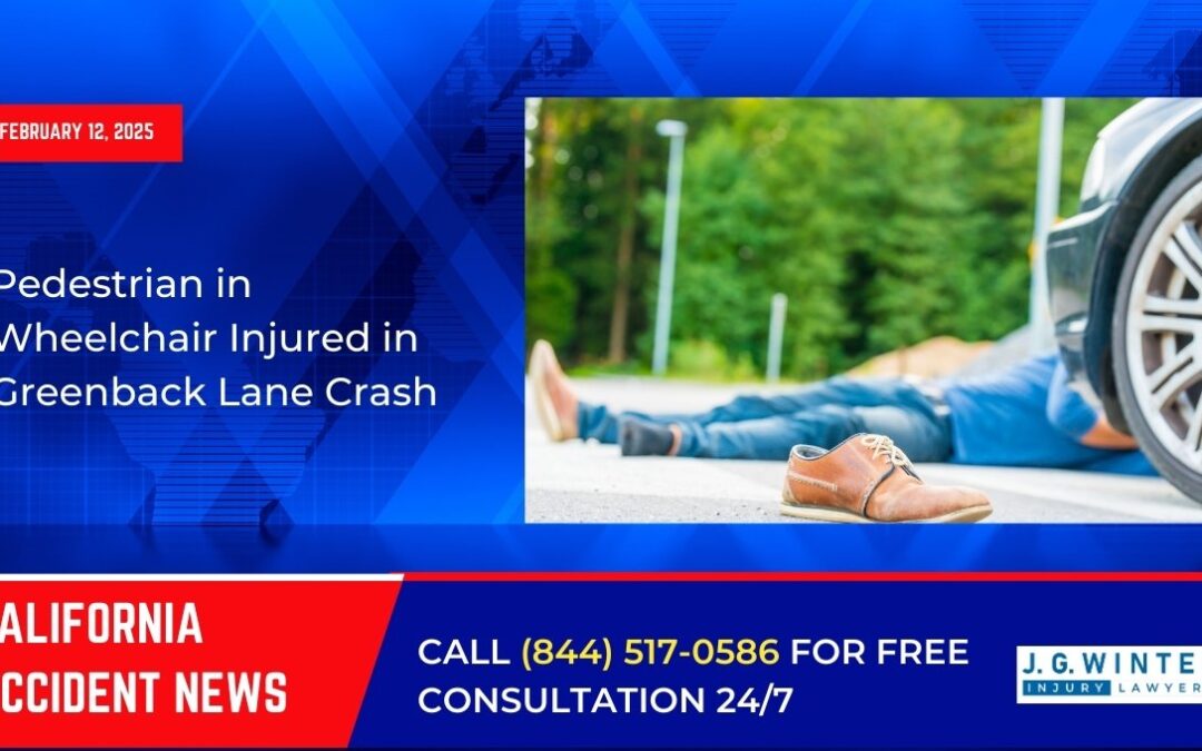 [02-12-2025] – Pedestrian in Wheelchair Injured in Greenback Lane Crash