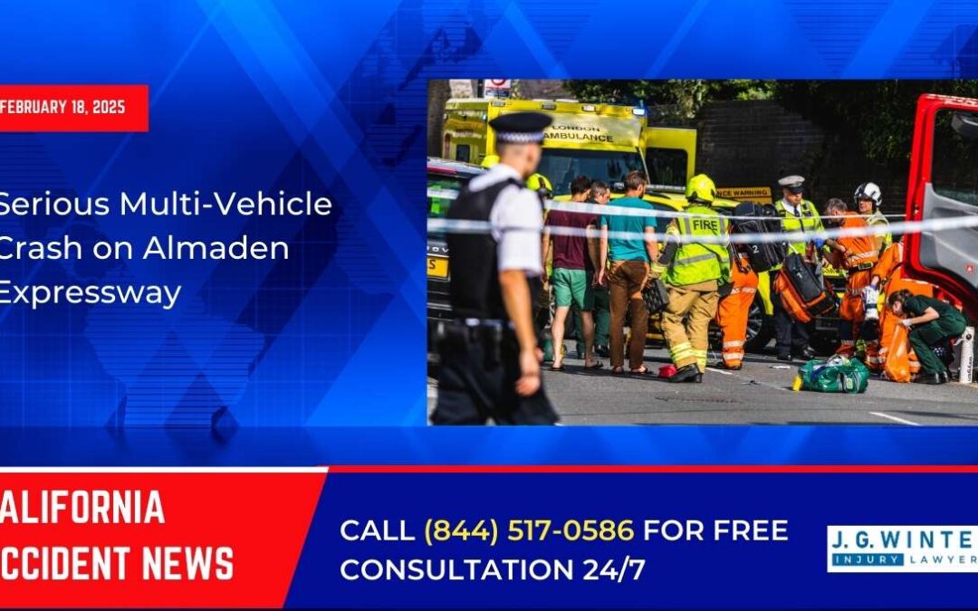 [02-18-2025] – Serious Multi-Vehicle Crash on Almaden Expressway