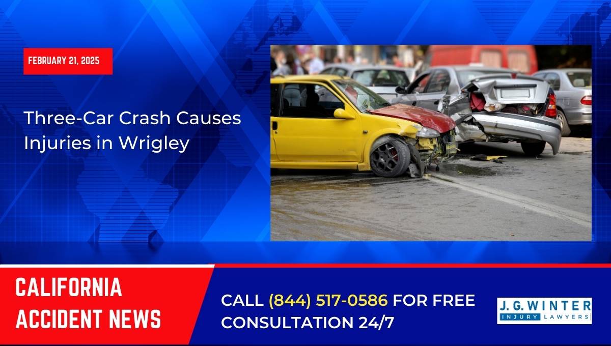 Three-Car Crash Causes Injuries in Wrigley