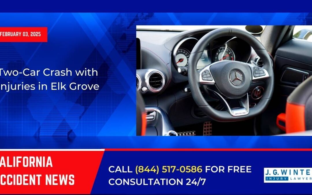 [02-03-2025] – Two-Car Crash with Injuries in Elk Grove