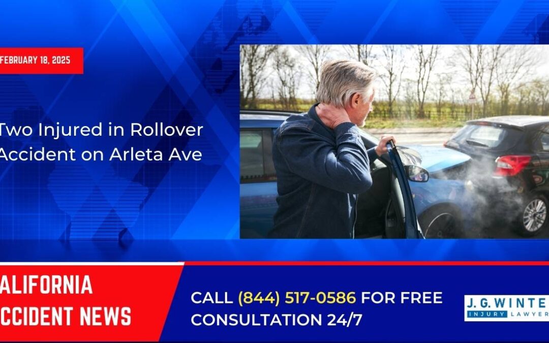 [02-18-2025] – Two Injured in Rollover Accident on Arleta Ave