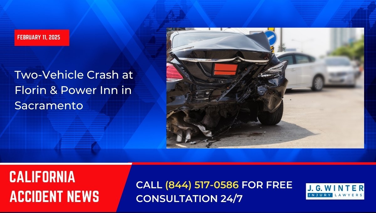 Two-Vehicle Crash at Florin & Power Inn in Sacramento