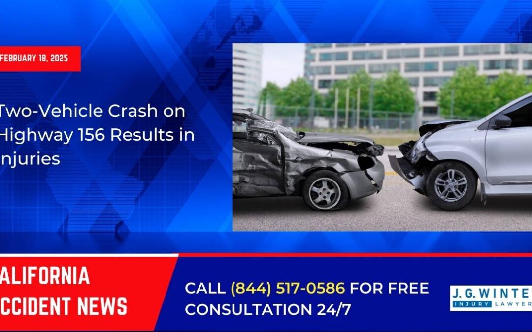 [02-18-2025] – Two-Vehicle Crash on Highway 156 Results in Injuries