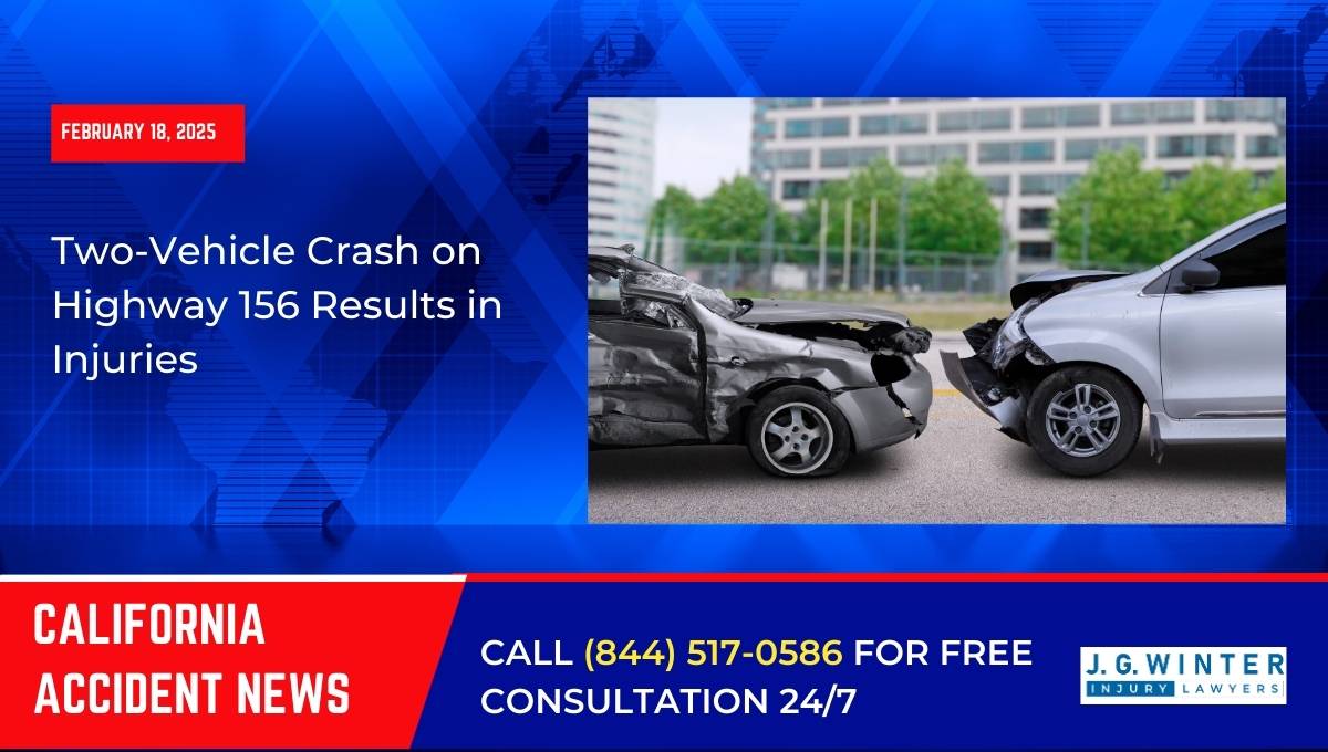 Two-Vehicle Crash on Highway 156 Results in Injuries