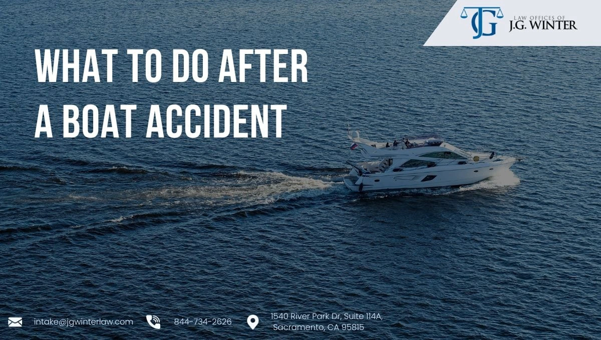 What to do after a boat accident