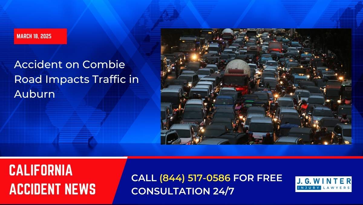 Accident on Combie Road Impacts Traffic in Auburn