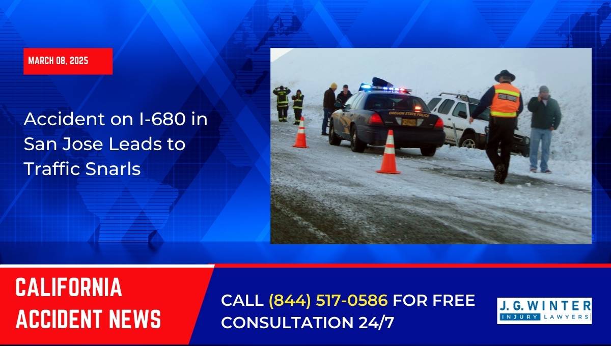 Accident on I-680 in San Jose Leads to Traffic Snarls