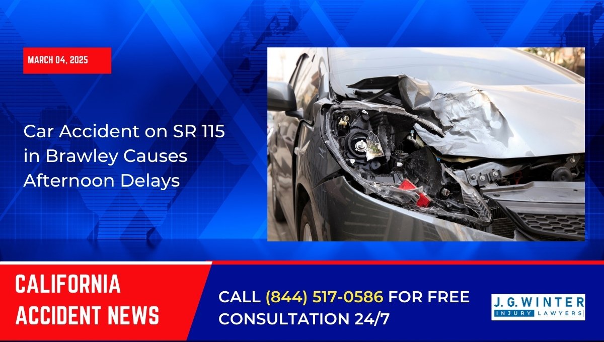 Car Accident on SR 115 in Brawley Causes Afternoon Delays