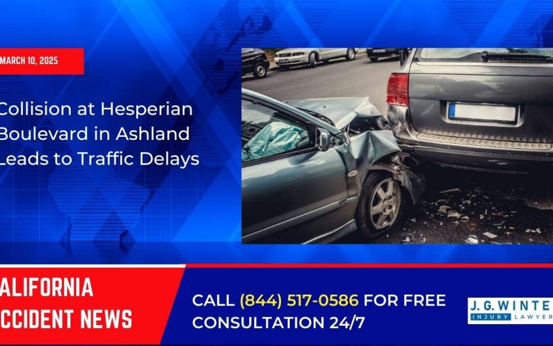 [03-10-2025] – Collision at Hesperian Boulevard in Ashland Leads to Traffic Delays