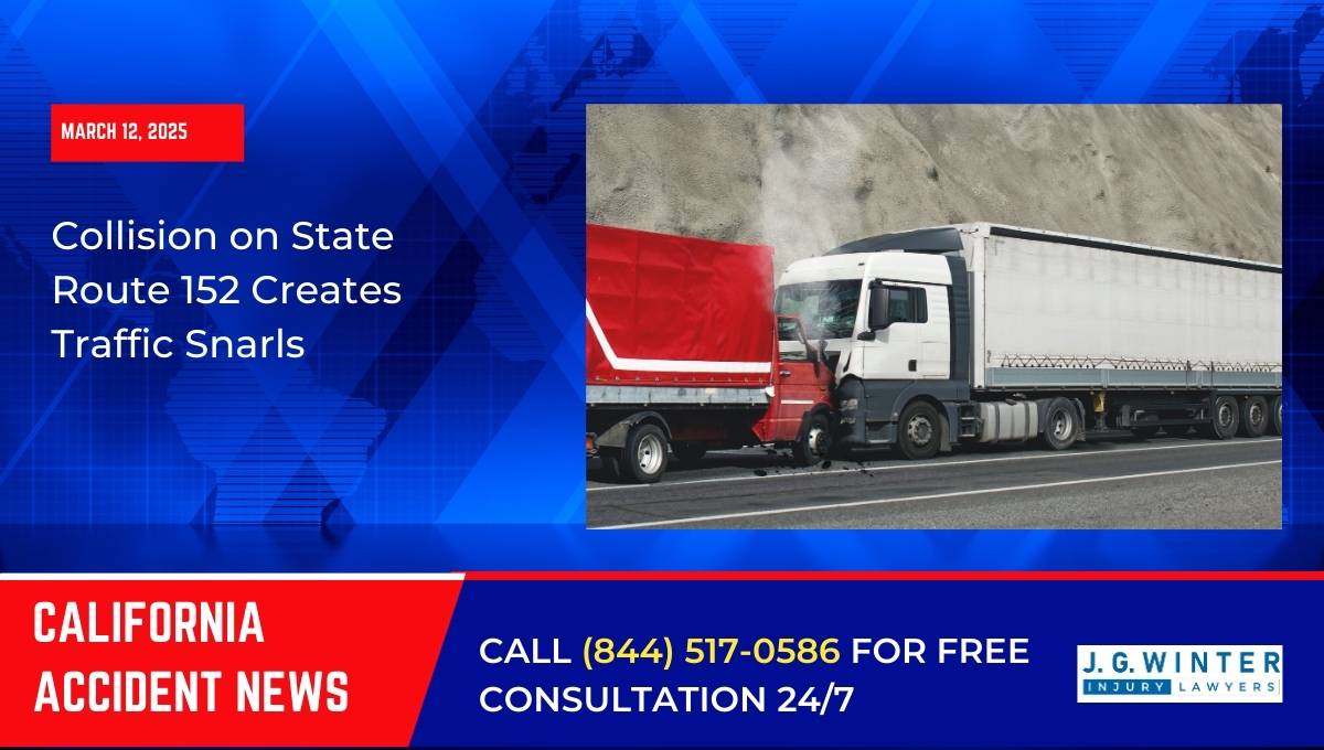 Collision on State Route 152 Creates Traffic Snarls